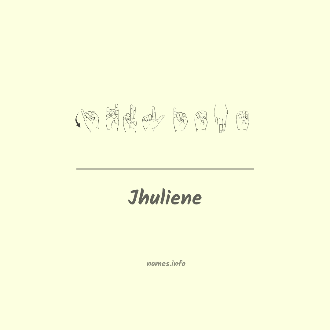 Jhuliene em Libras