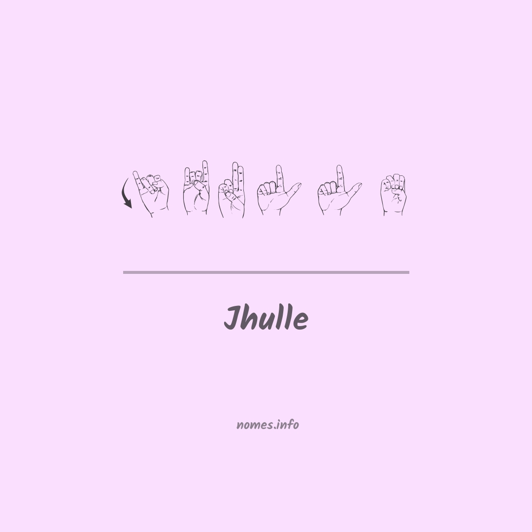 Jhulle em Libras