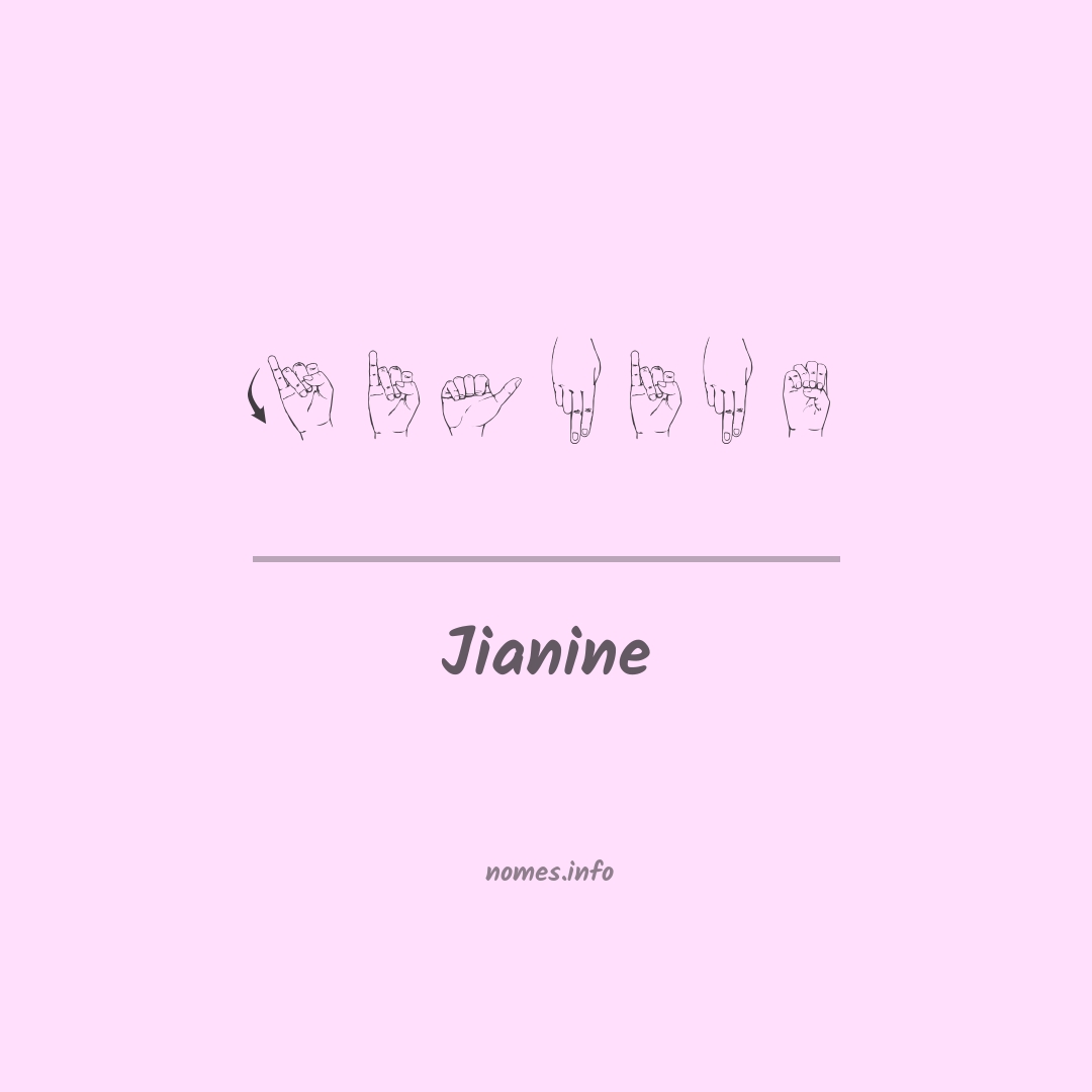 Jianine em Libras