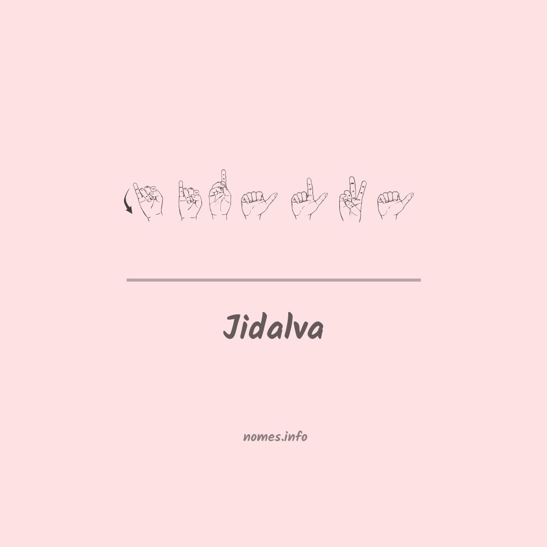 Jidalva em Libras