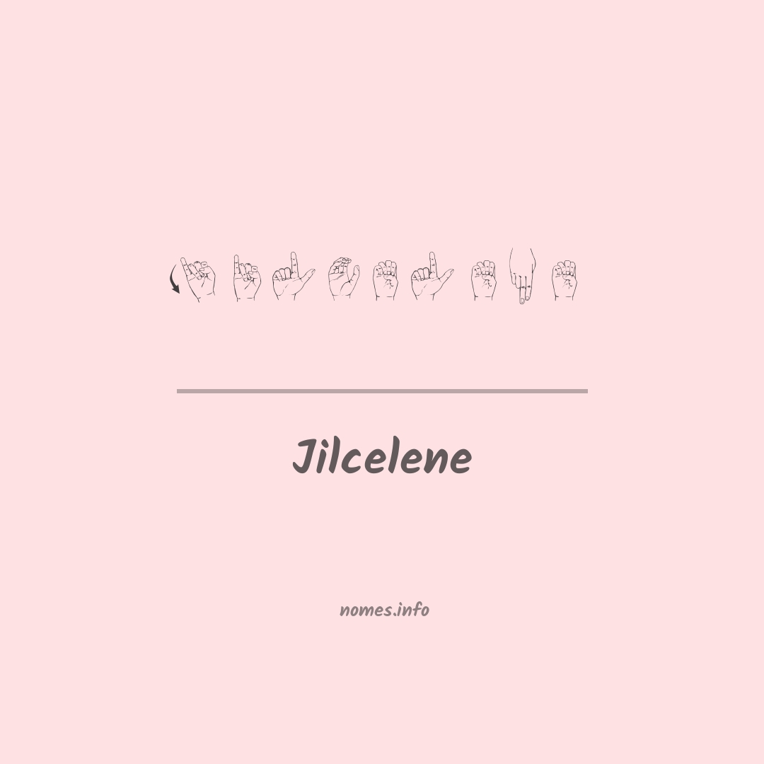 Jilcelene em Libras
