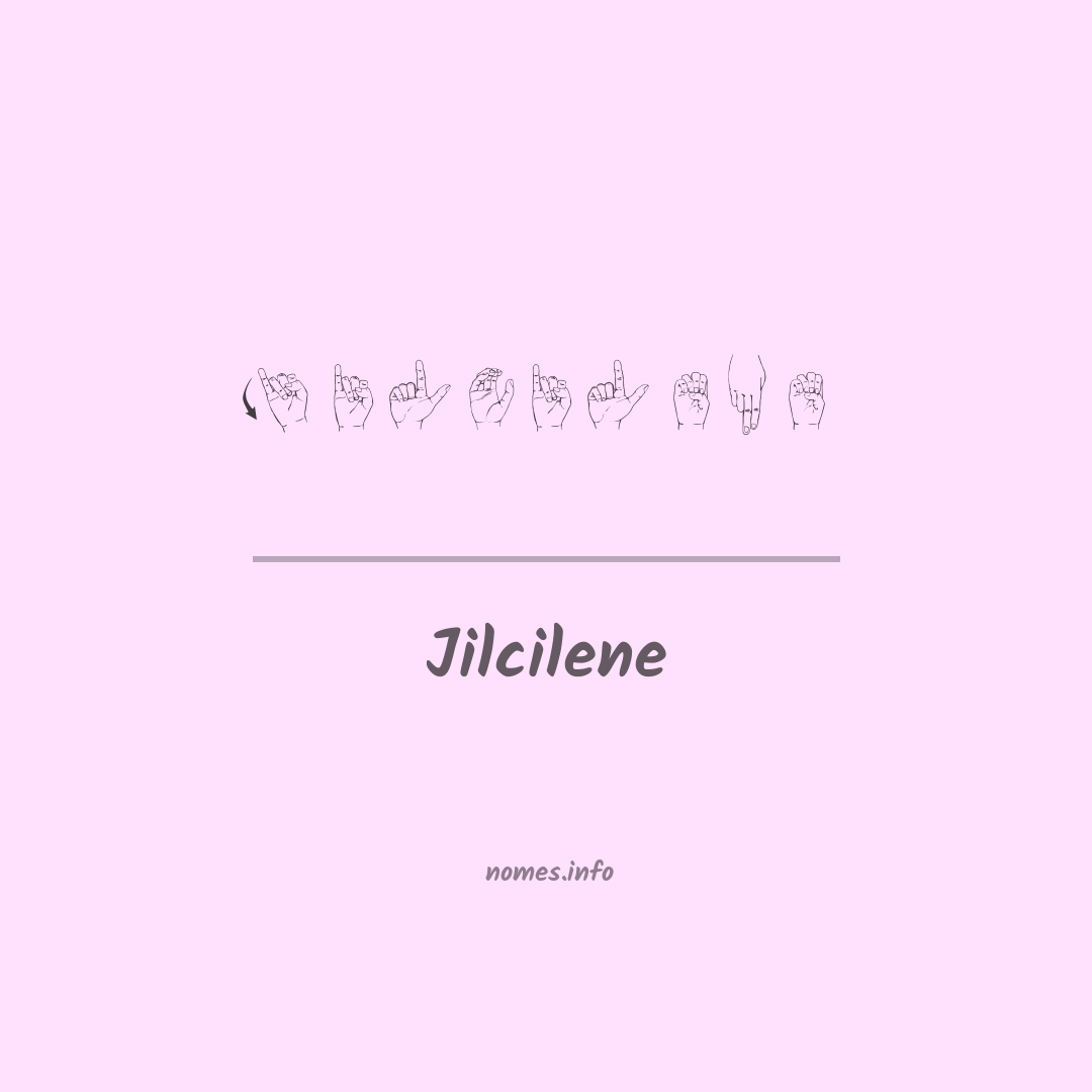 Jilcilene em Libras