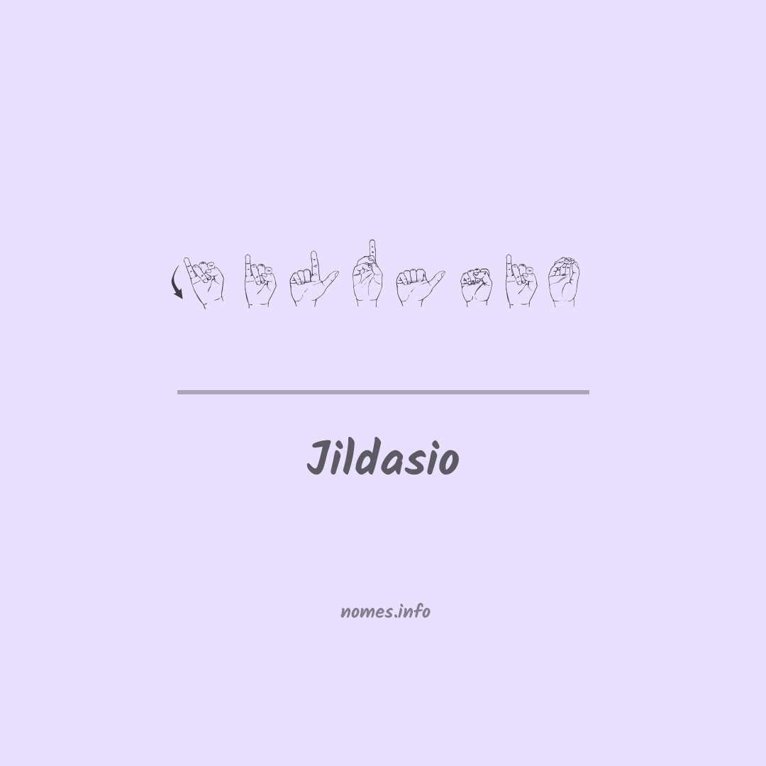 Jildasio em Libras Jildasio em Libras