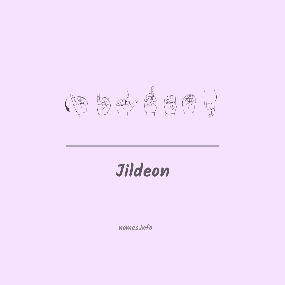 Jildeon em Libras