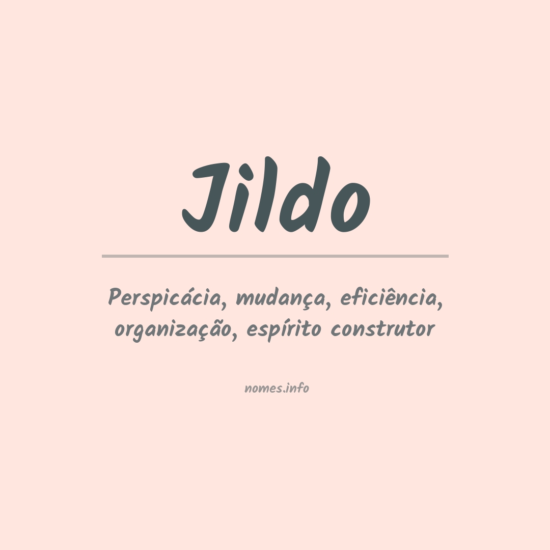 Significado do nome Jildo