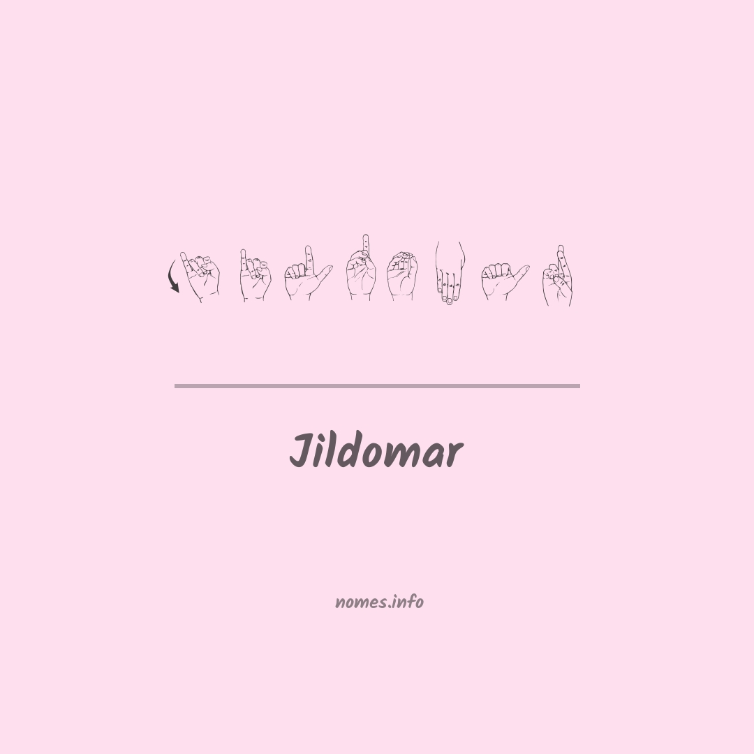 Jildomar em Libras