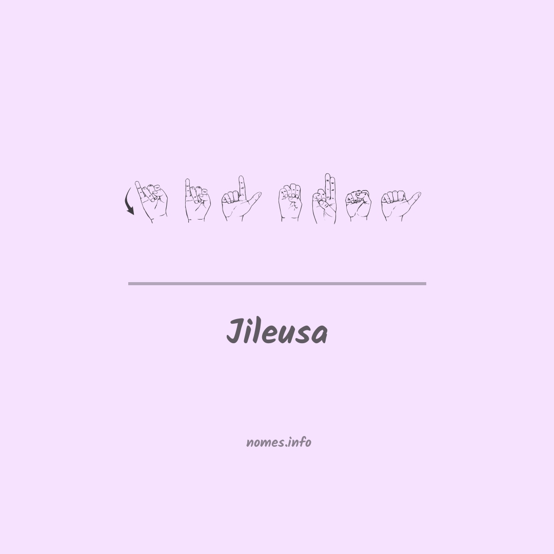 Jileusa em Libras