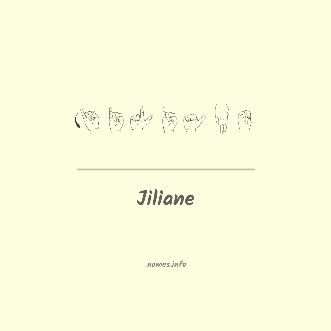 Jiliane em Libras