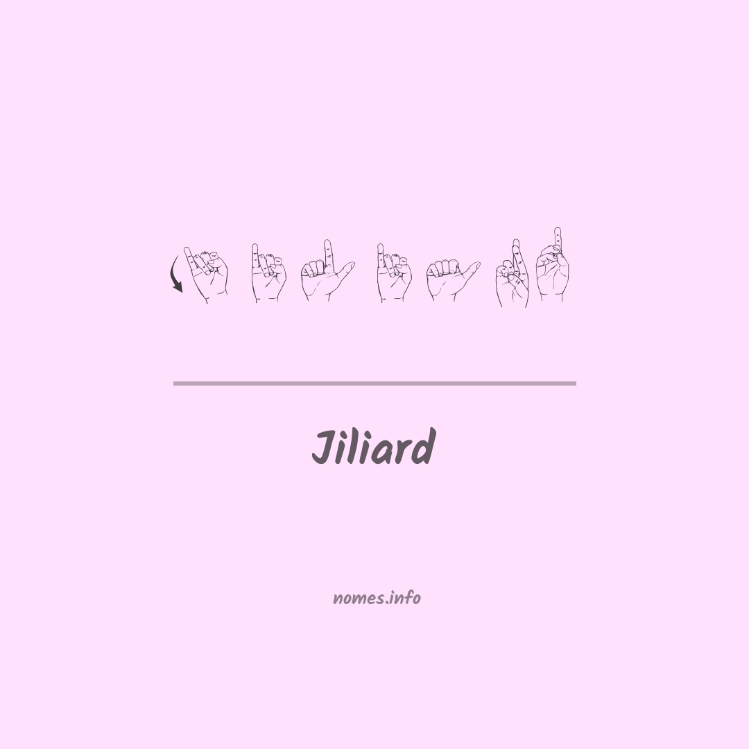 Jiliard em Libras