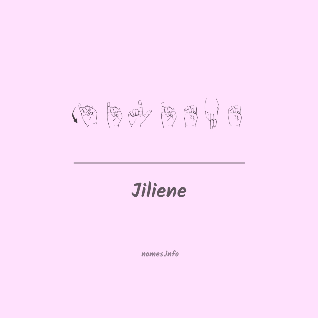 Jiliene em Libras