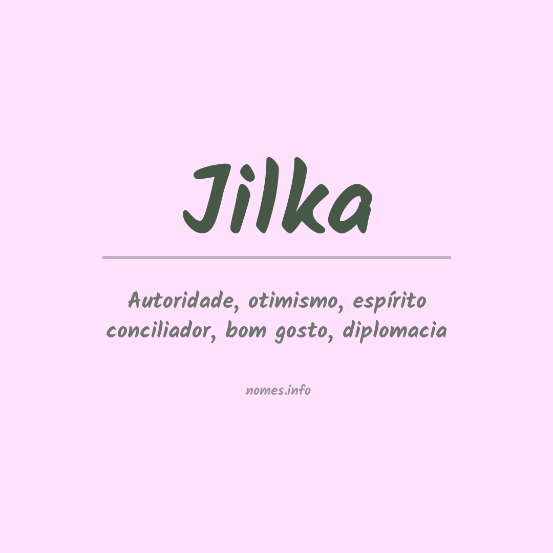 Significado do nome Jilka