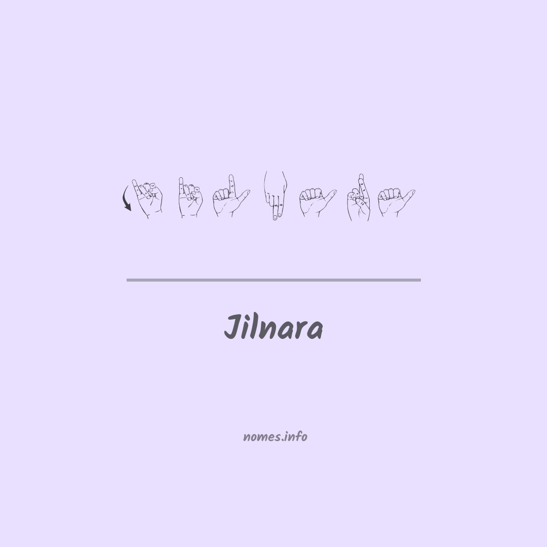 Jilnara em Libras