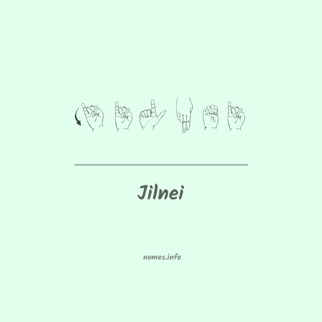 Jilnei em Libras
