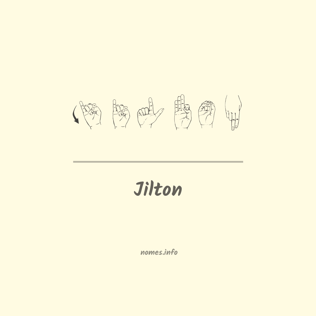 Jilton em Libras