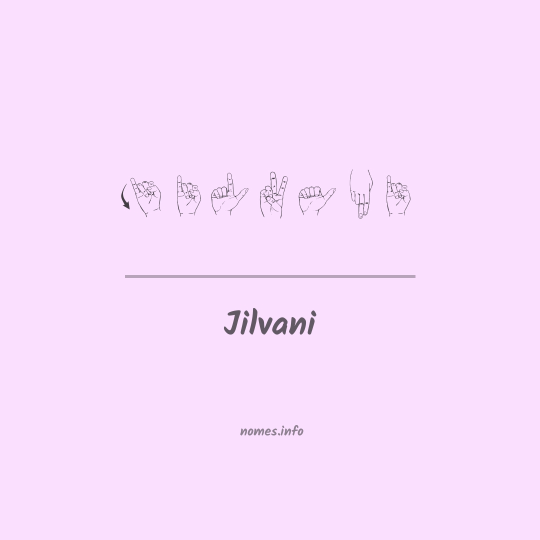 Jilvani em Libras