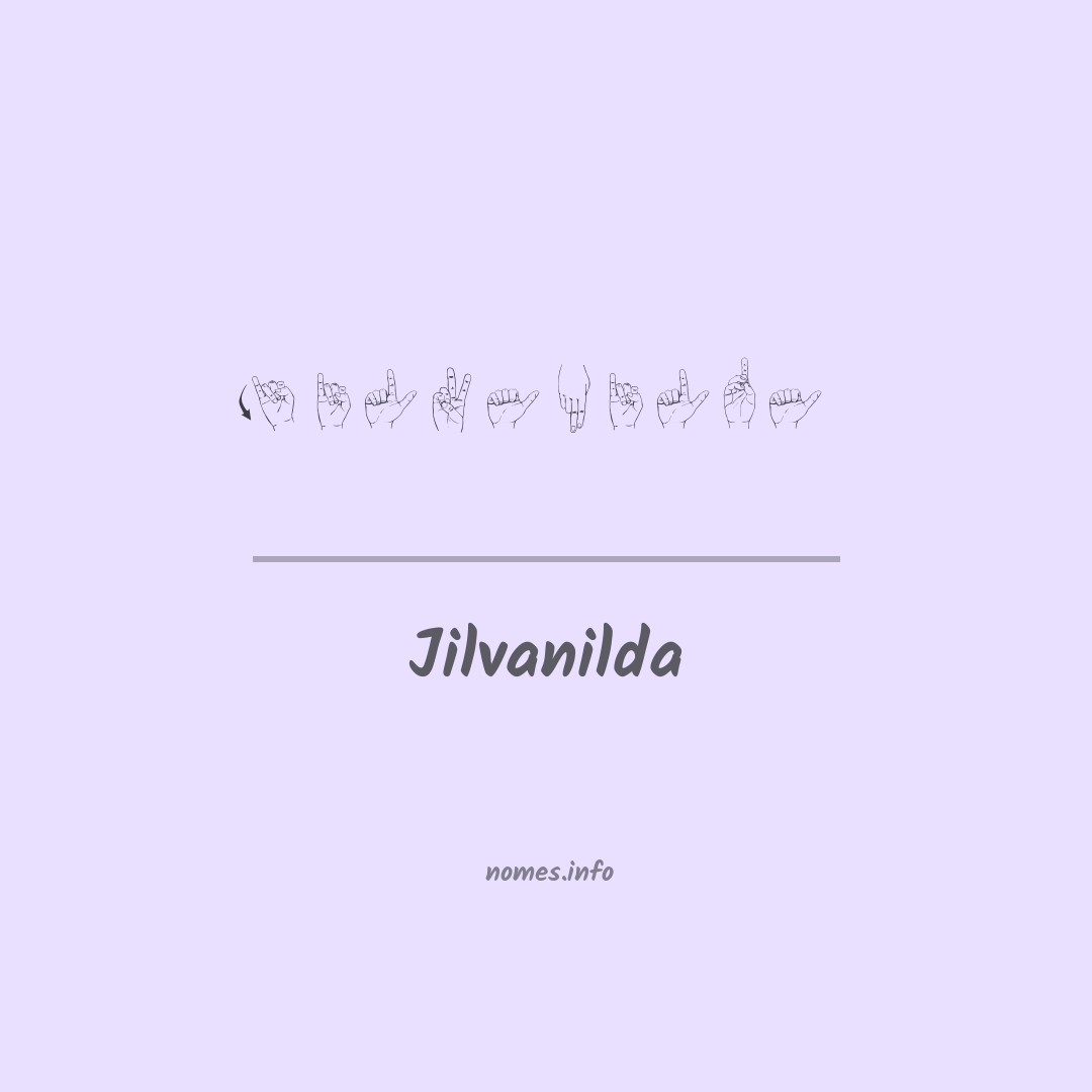 Jilvanilda em Libras