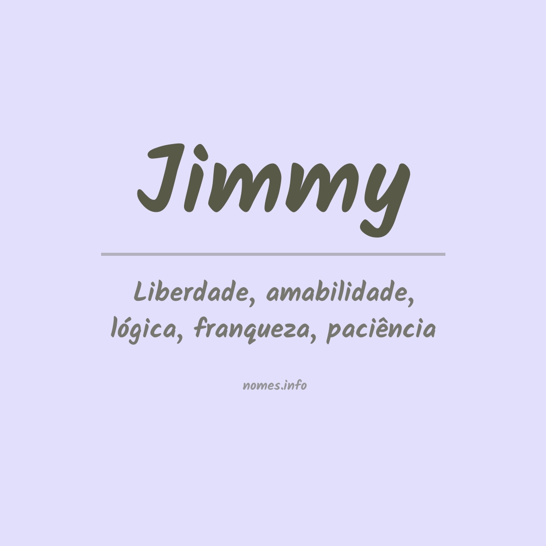 Significado do nome Jimmy