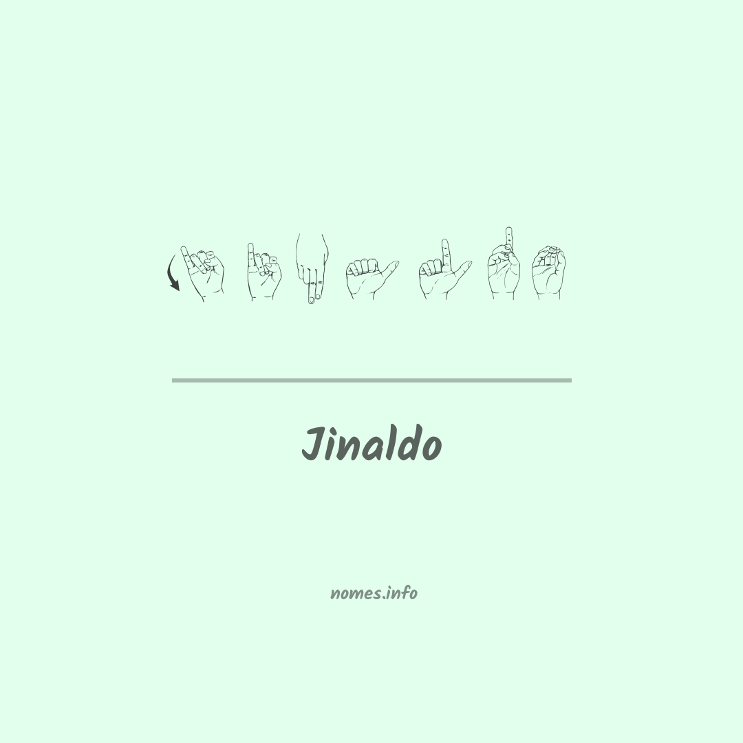 Jinaldo em Libras