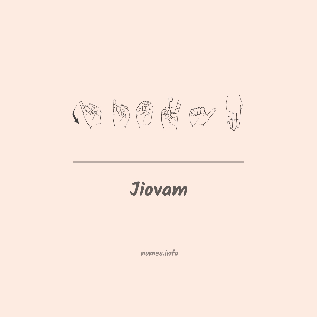 Jiovam em Libras