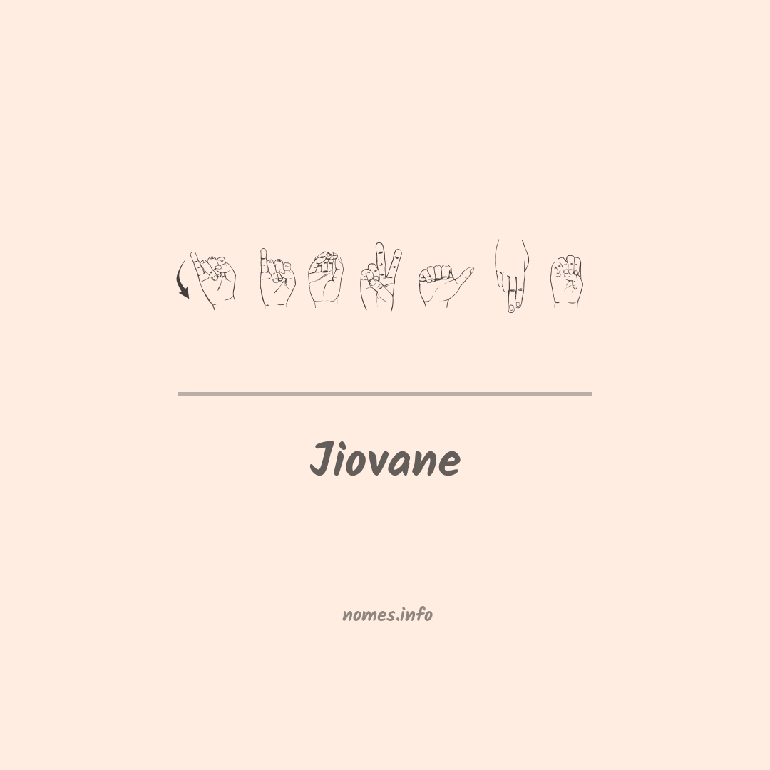 Jiovane em Libras