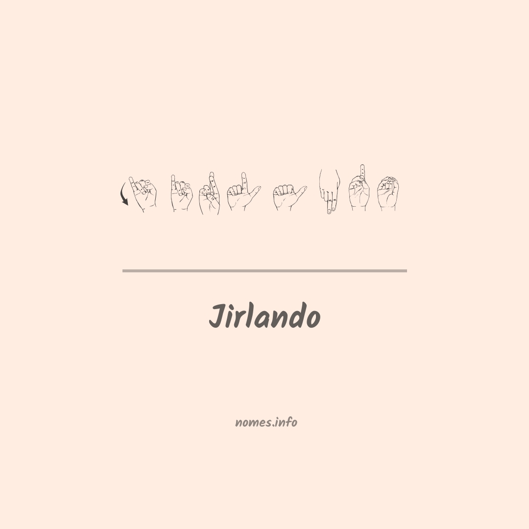 Jirlando em Libras