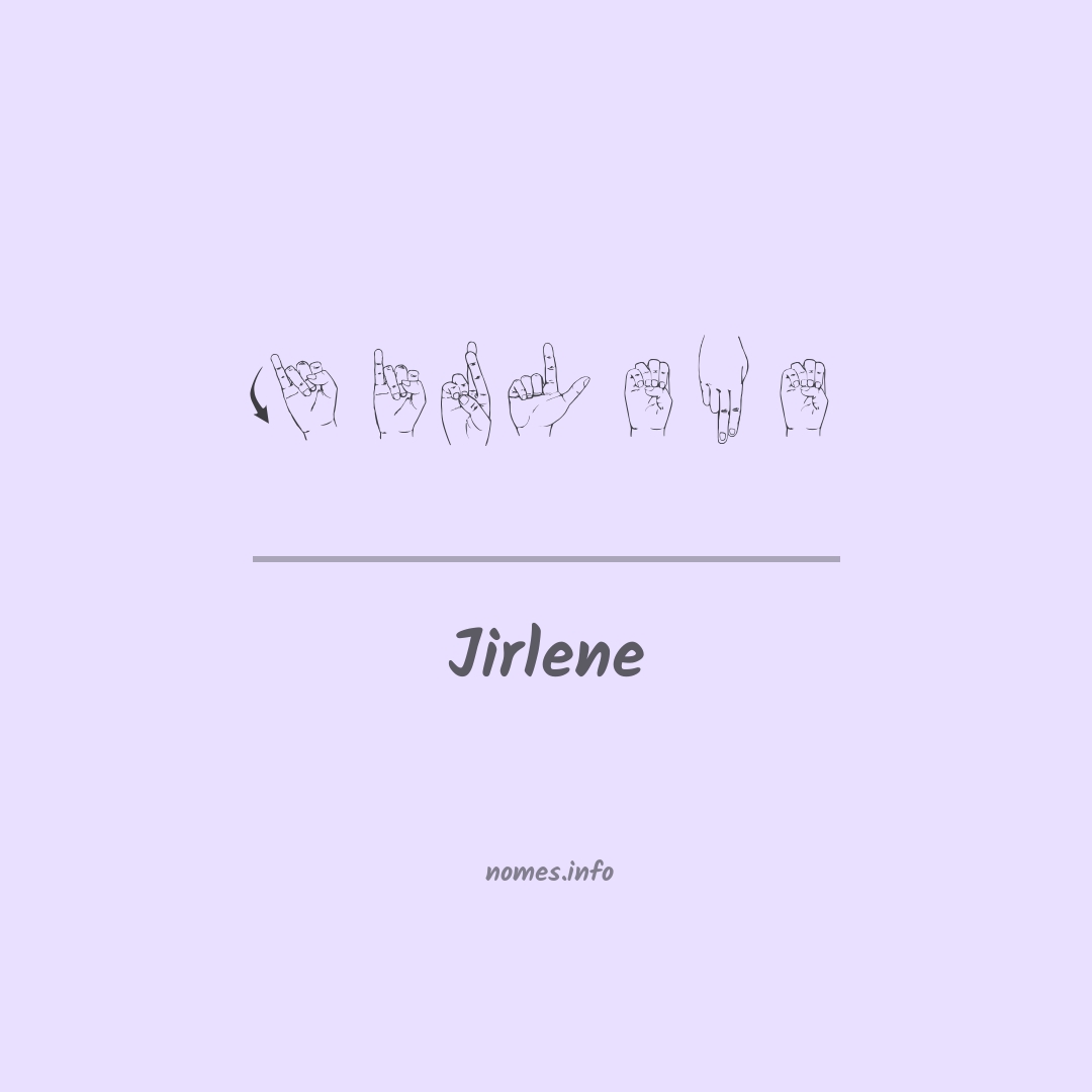 Jirlene em Libras
