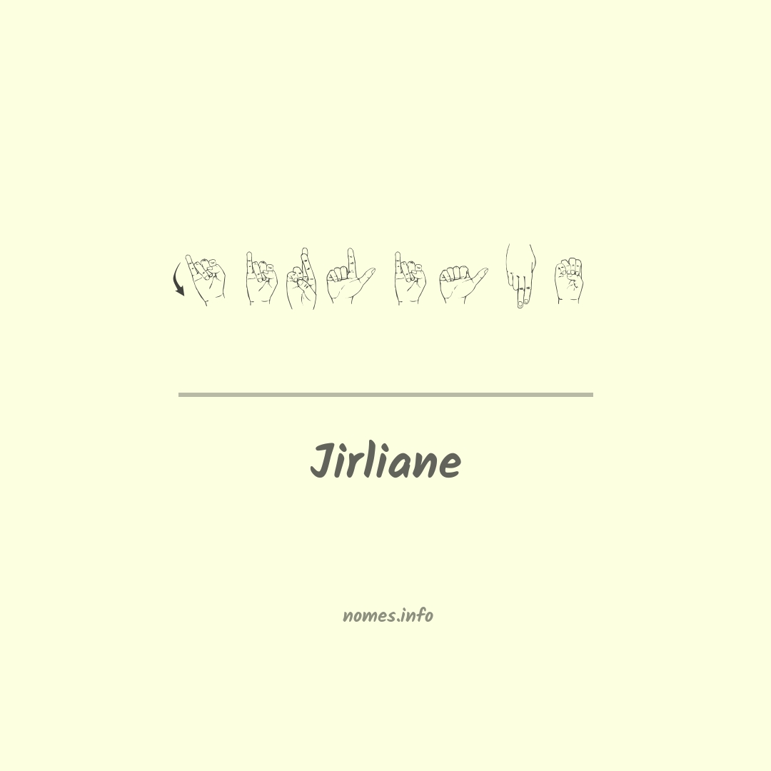 Jirliane em Libras