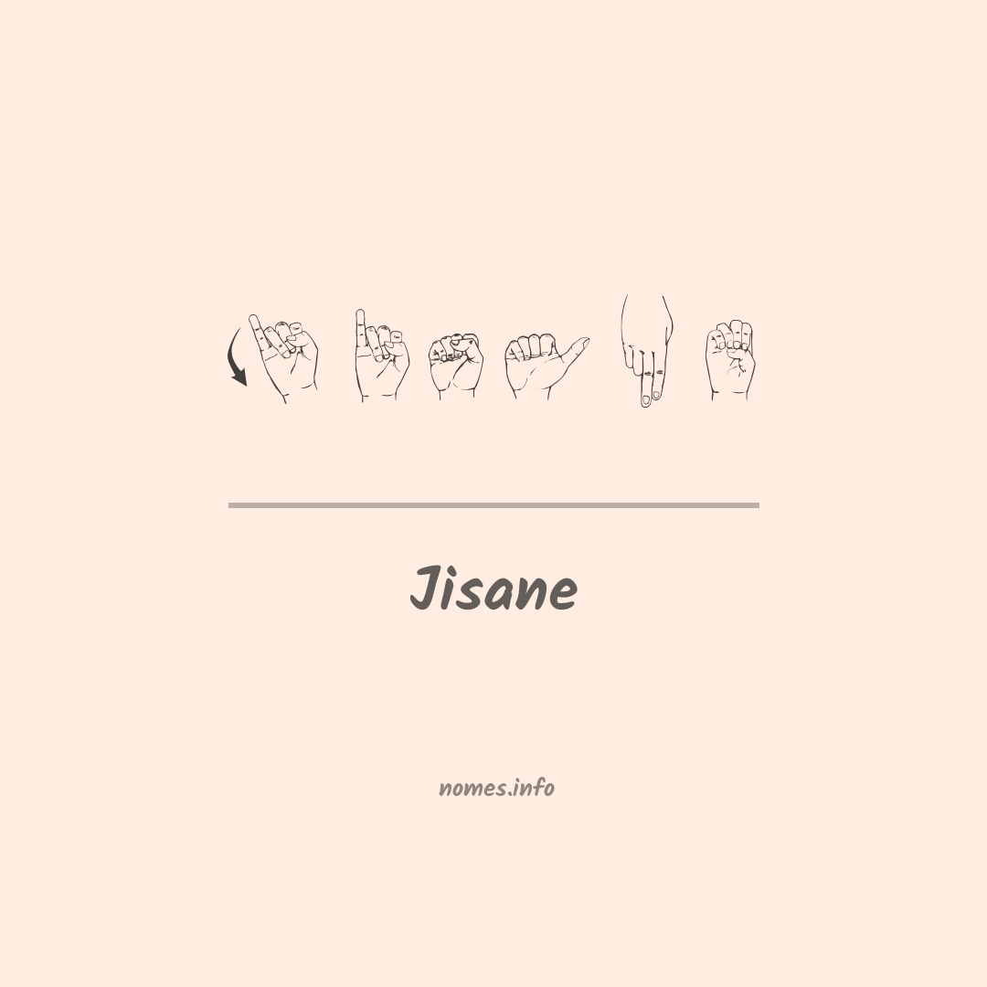 Jisane em Libras