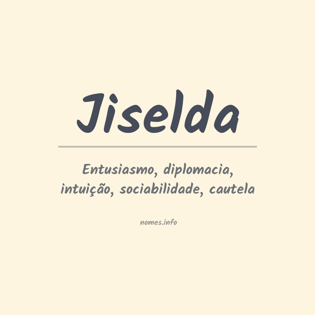 Significado do nome Jiselda