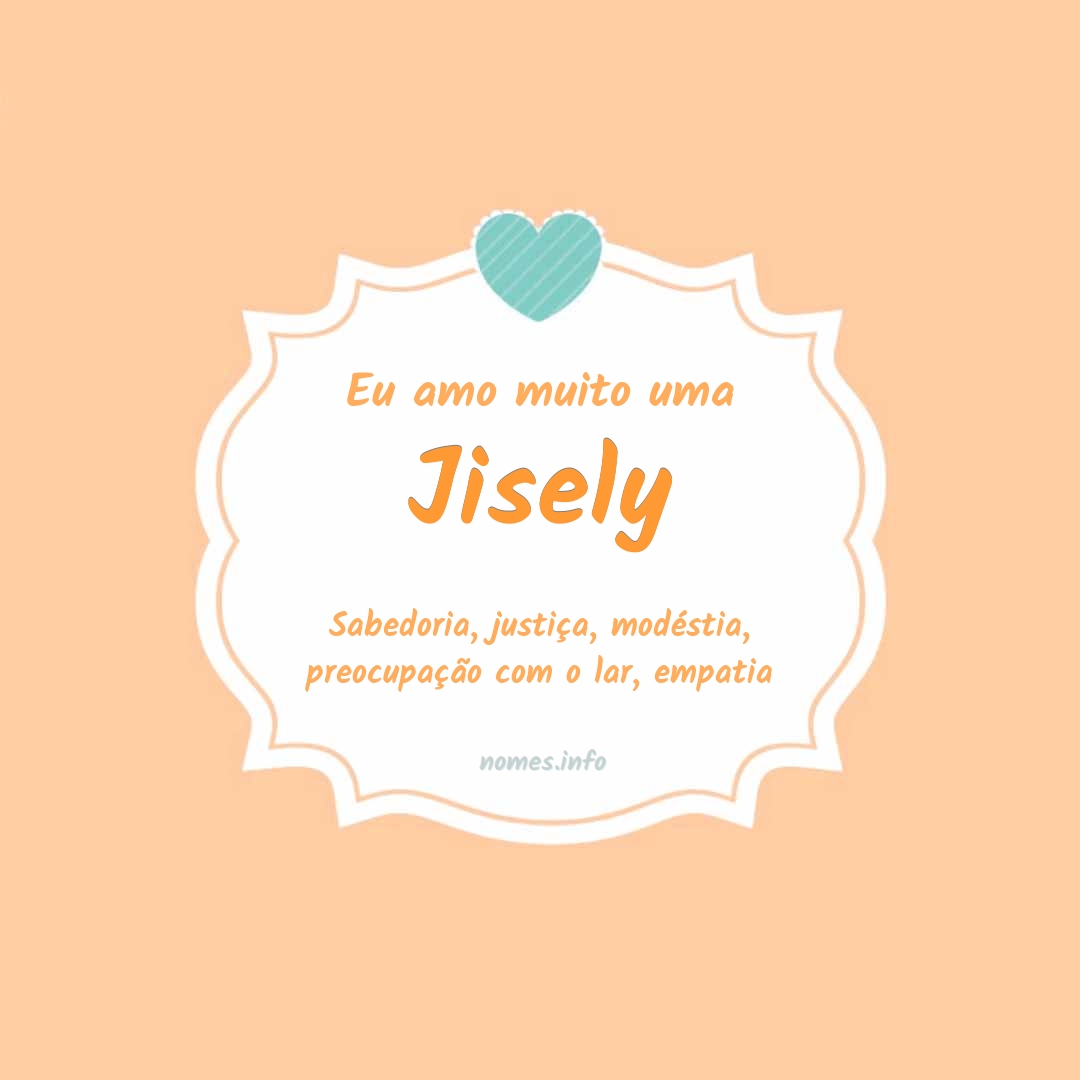 Eu amo muito Jisely