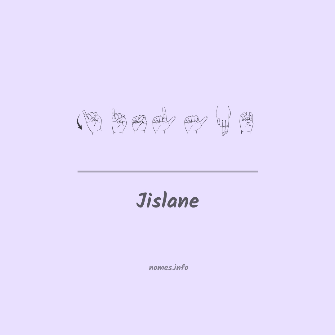Jislane em Libras