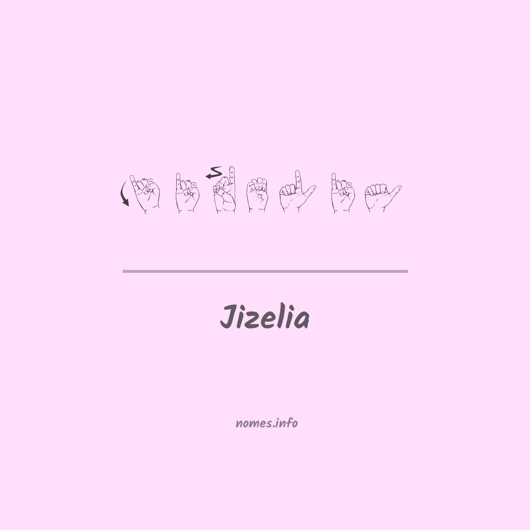 Jizelia em Libras