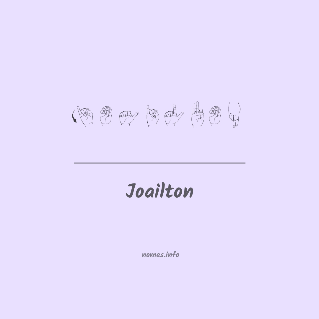 Joailton em Libras