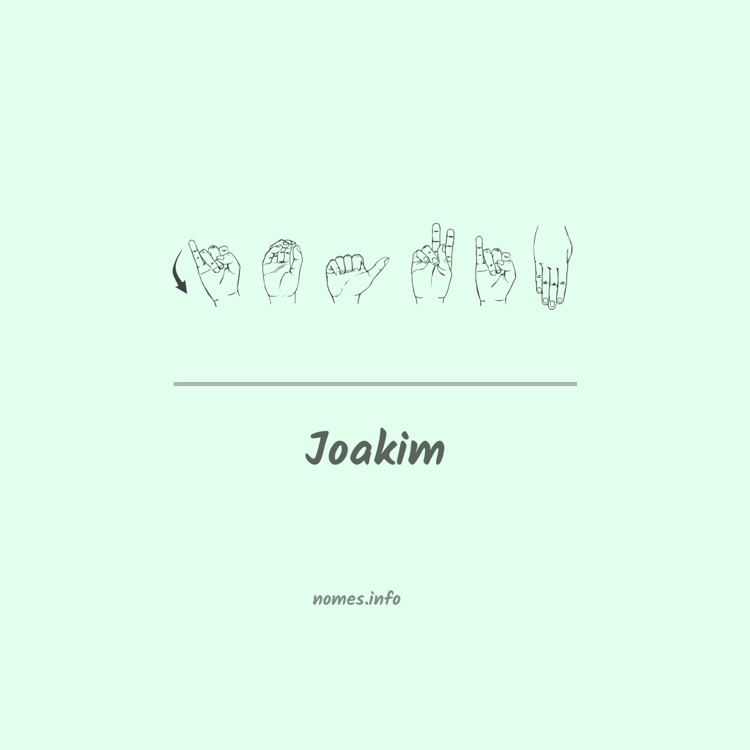 Joakim em Libras