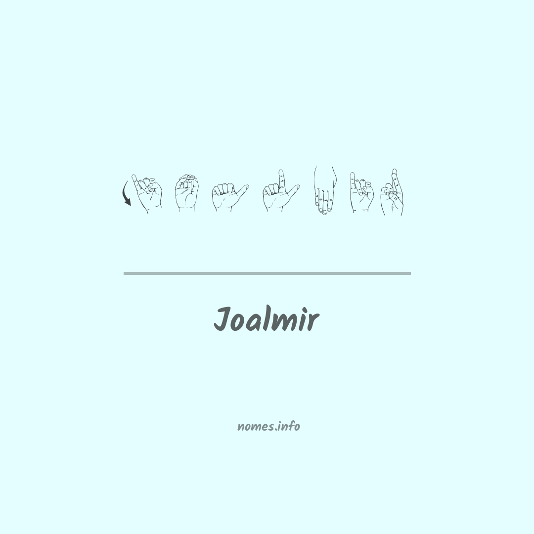 Joalmir em Libras