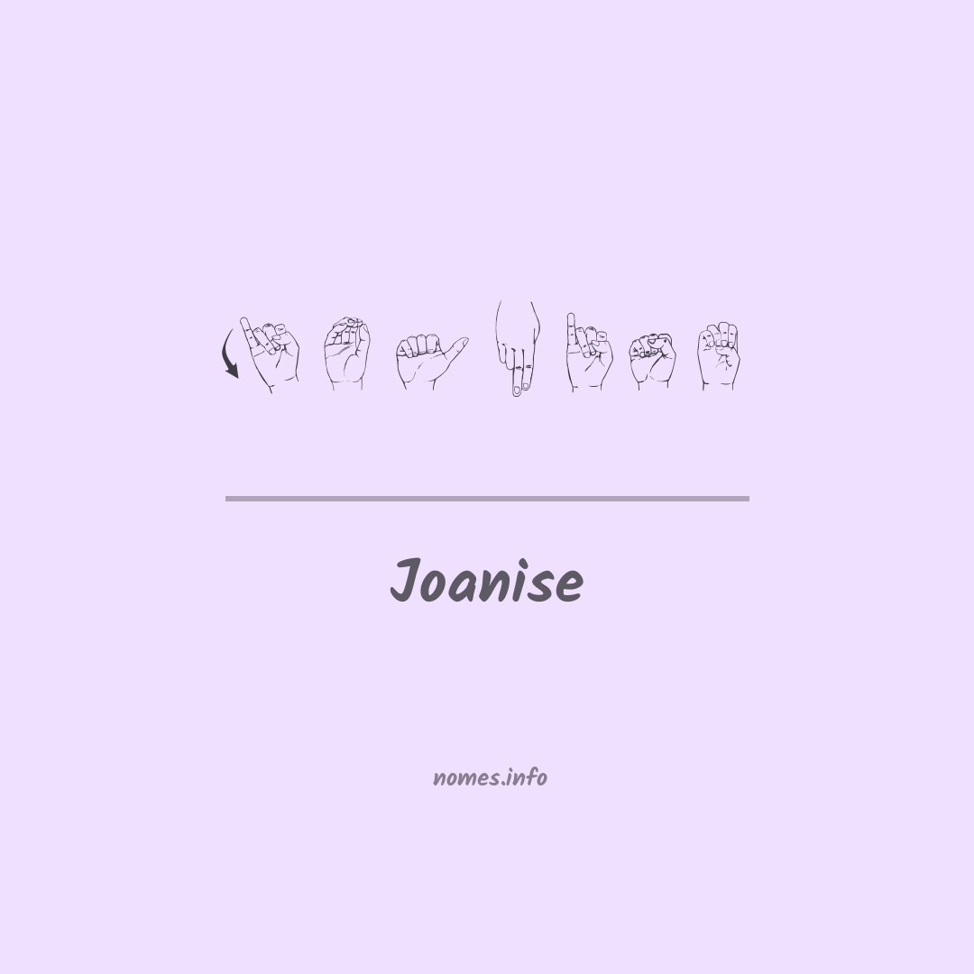 Joanise em Libras