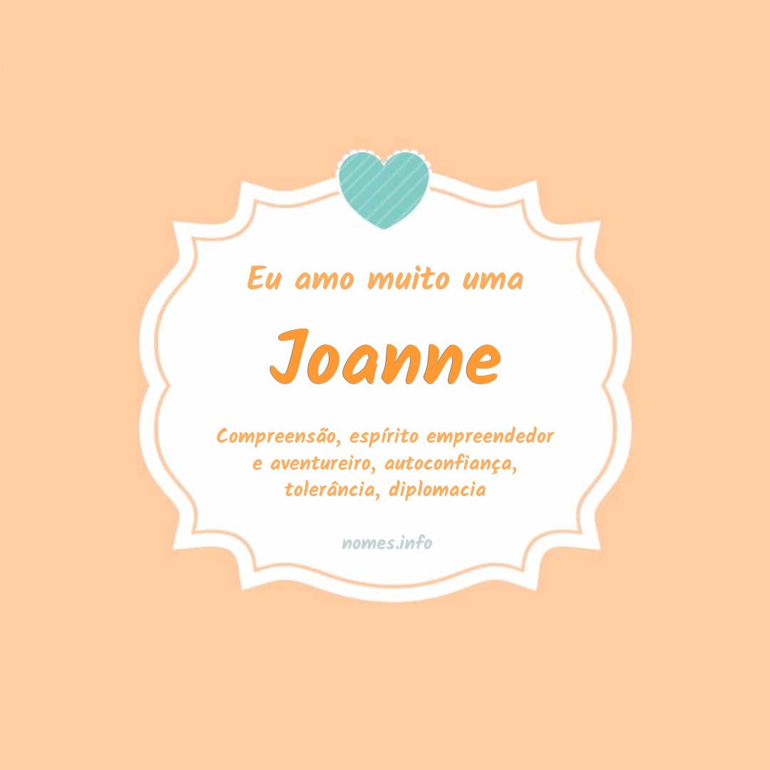 Eu amo muito Joanne