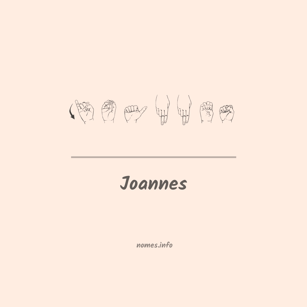 Joannes em Libras
