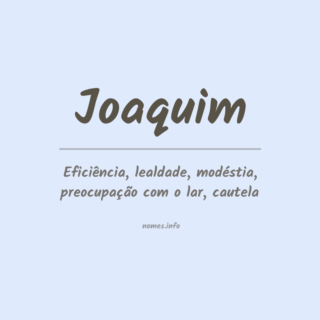 Significado do nome Joaquim