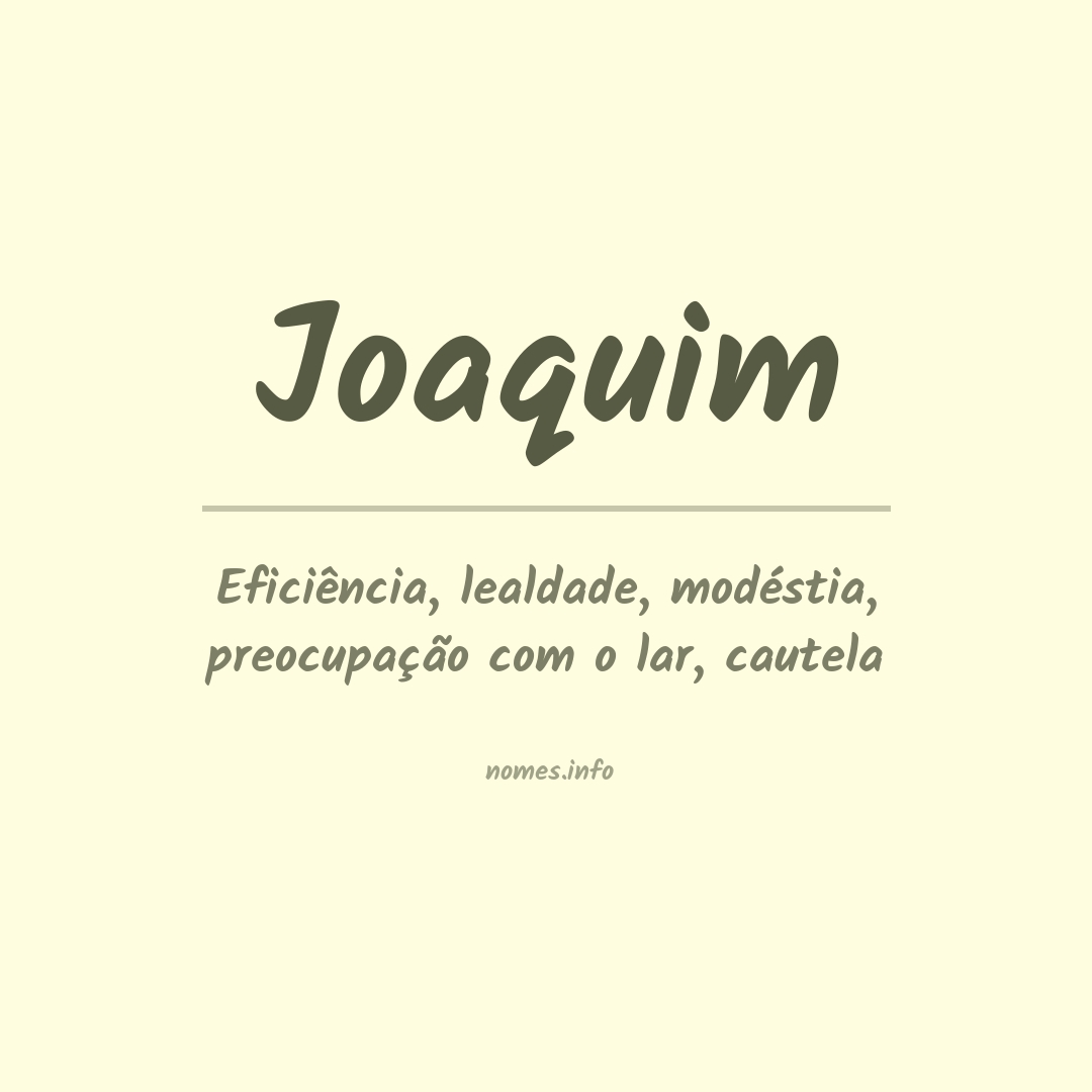 Significado do nome Joaquim