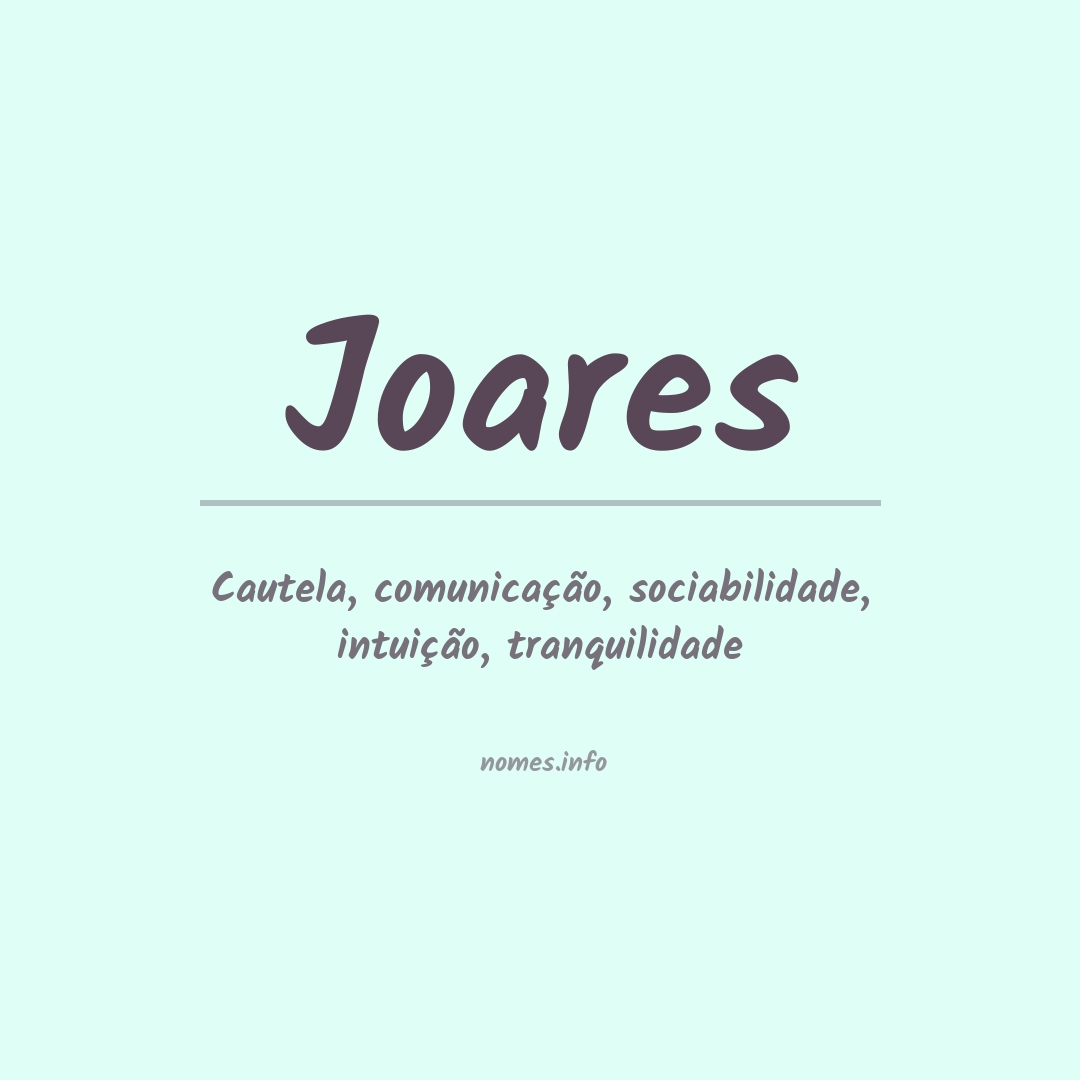 Significado do nome Joares