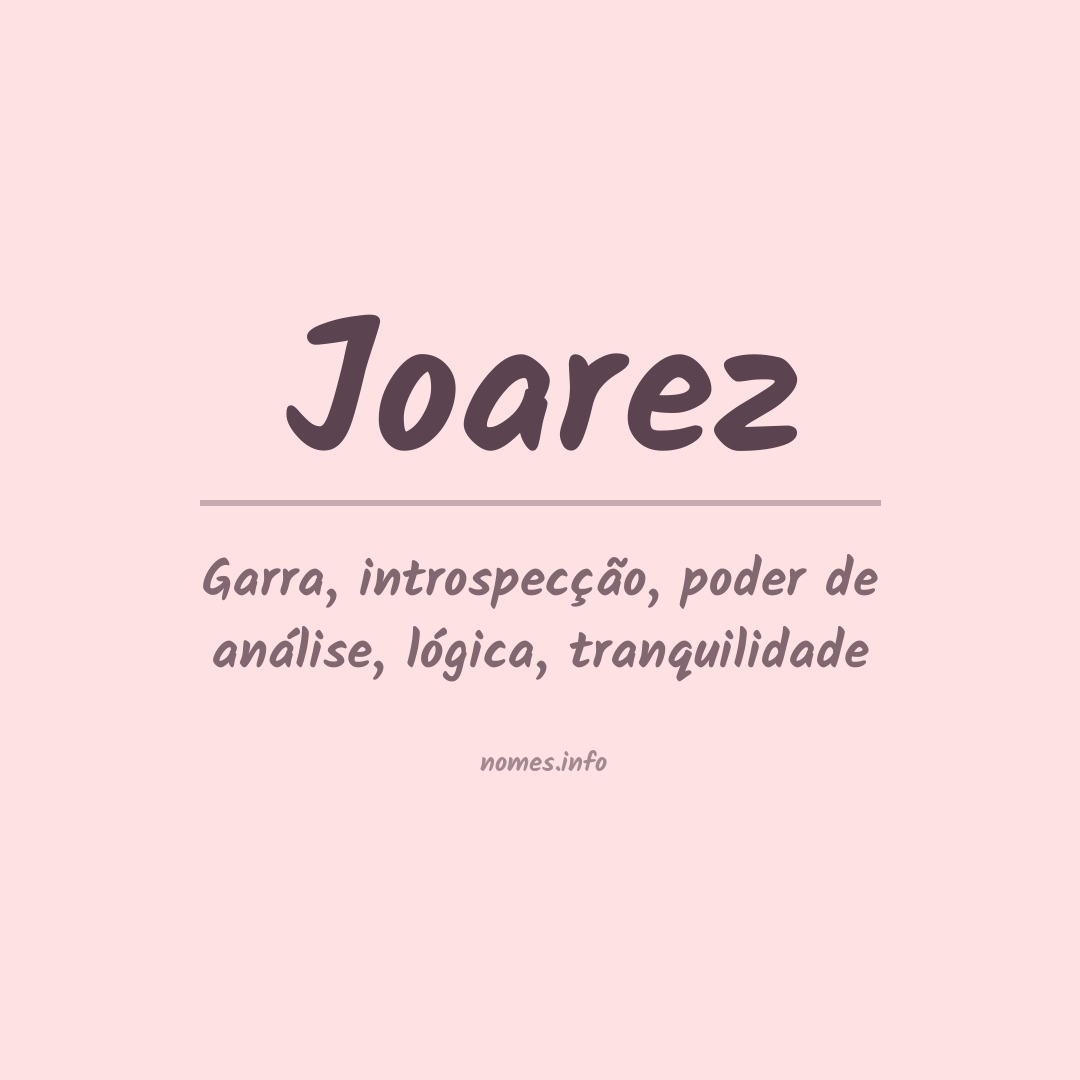 Significado do nome Joarez
