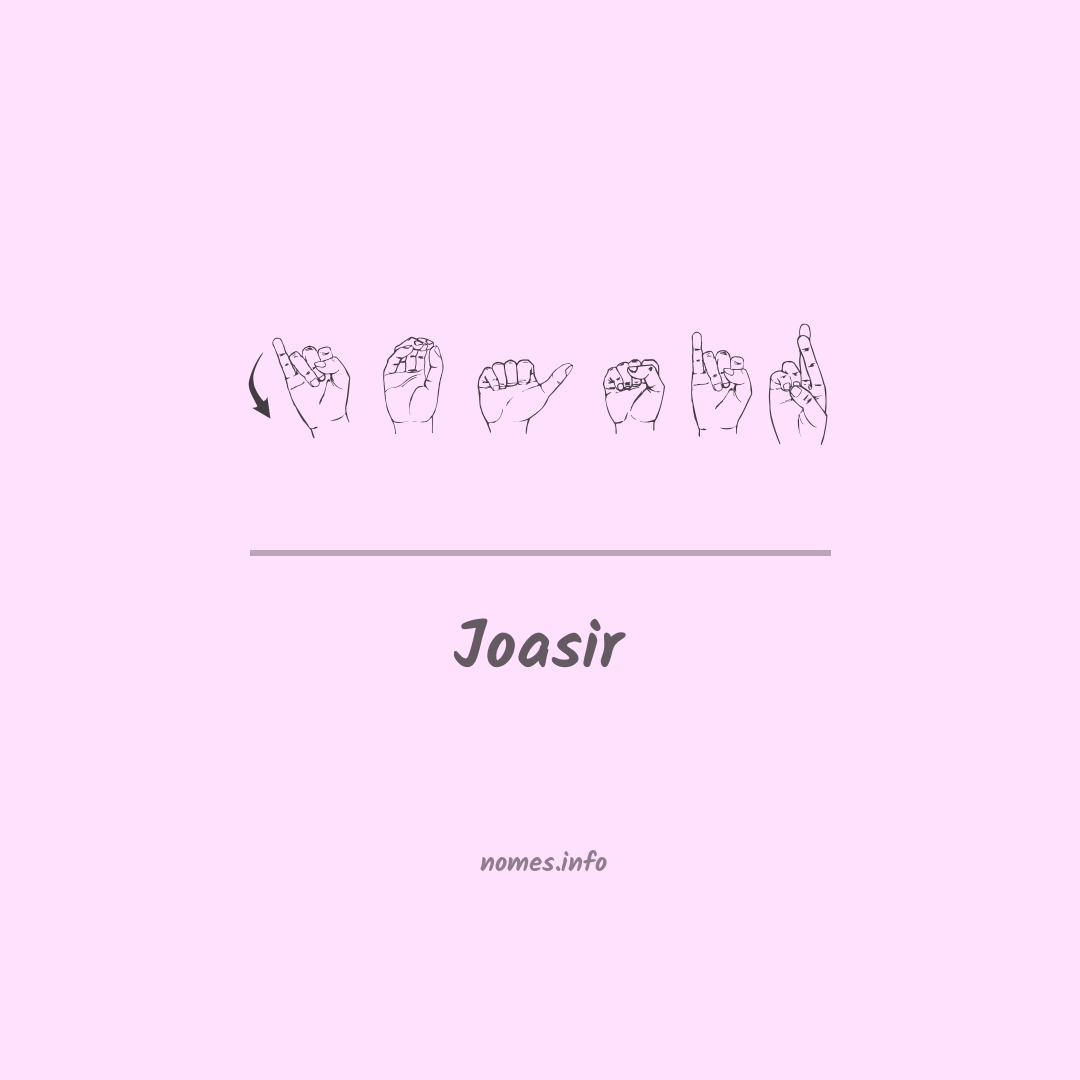 Joasir em Libras