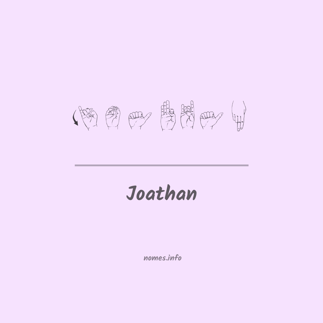 Joathan em Libras