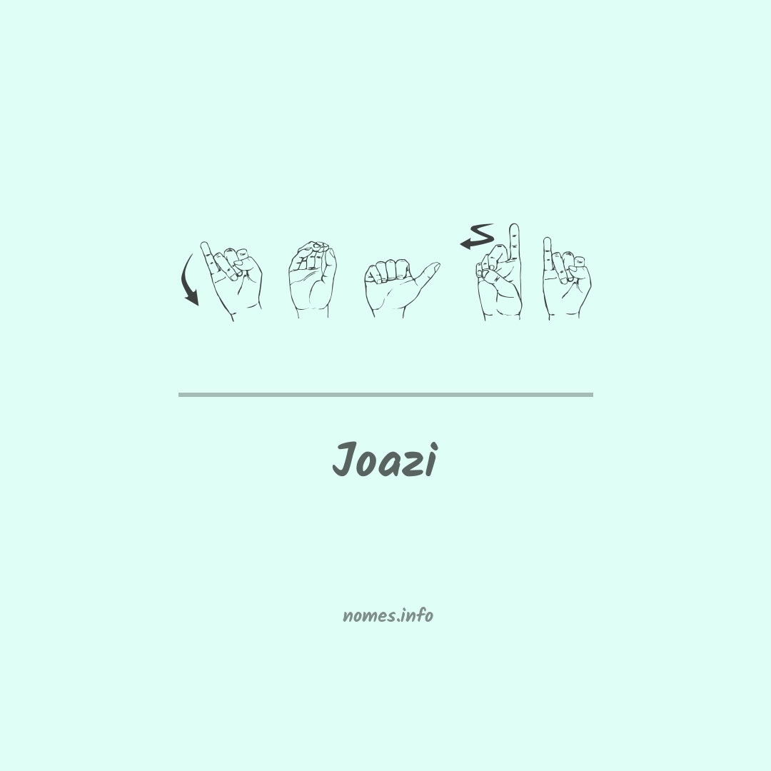Joazi em Libras