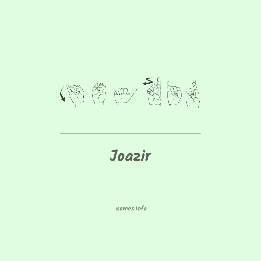 Joazir em Libras