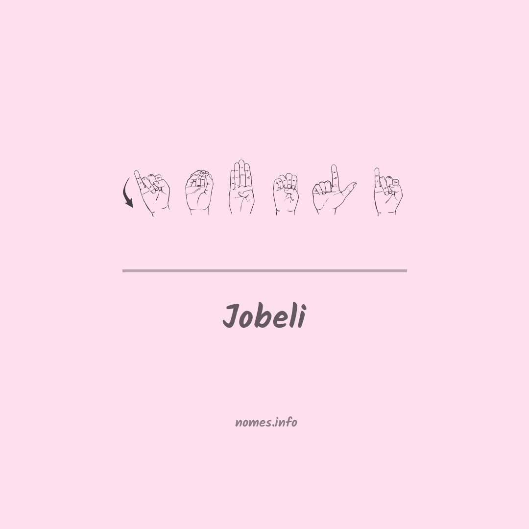 Jobeli em Libras