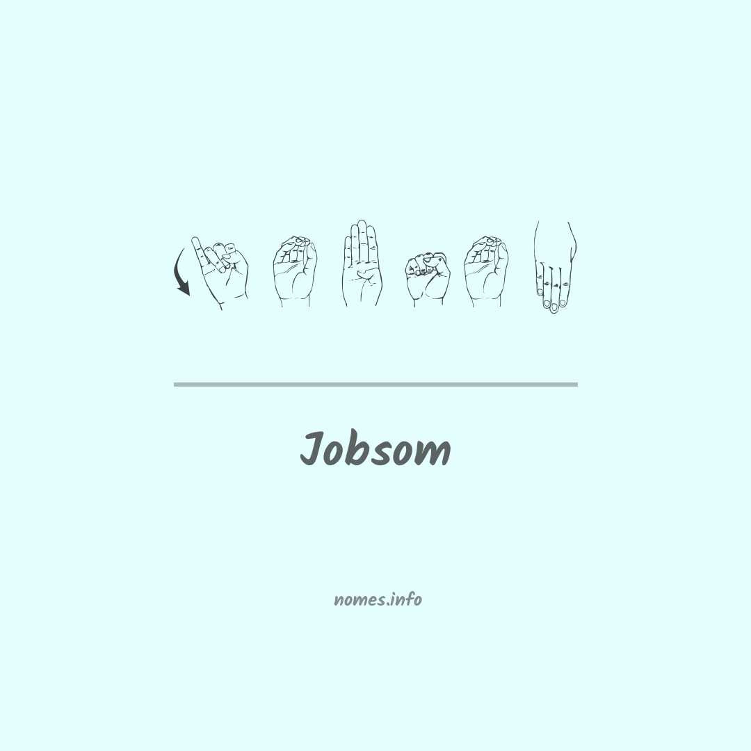 Jobsom em Libras