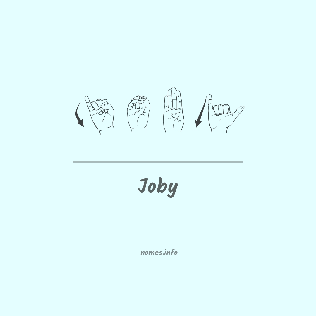 Joby em Libras