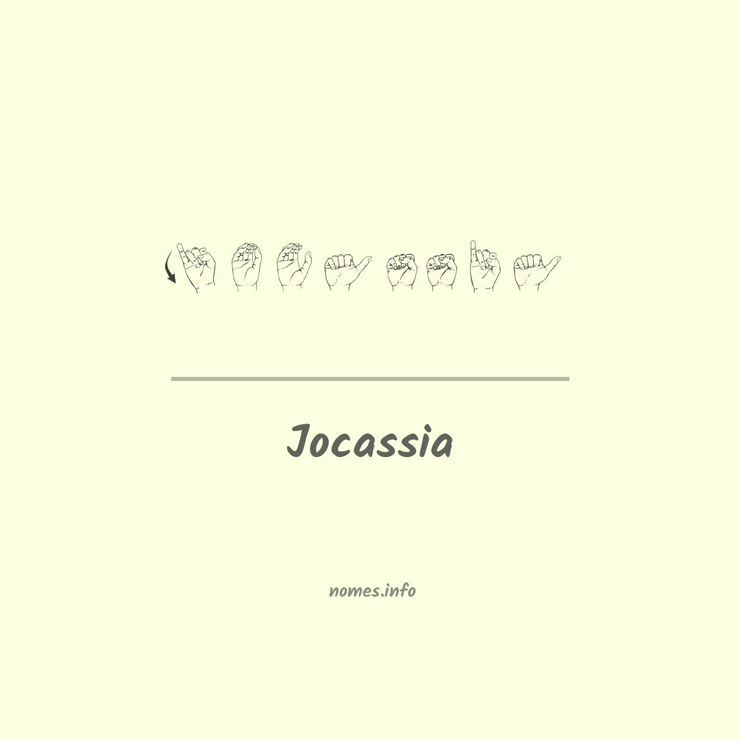 Jocassia em Libras